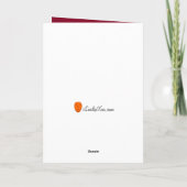 卒業生おもしろいのユーモアおめでとう カード (裏面)