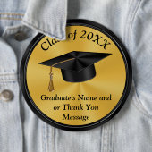 卒業生およびゲストのための卒業の好意ピン 缶バッジ (インサイチュ)