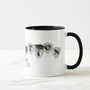 卒業生が付いている2012の気球のクラスは卒業をおおいます マグカップ