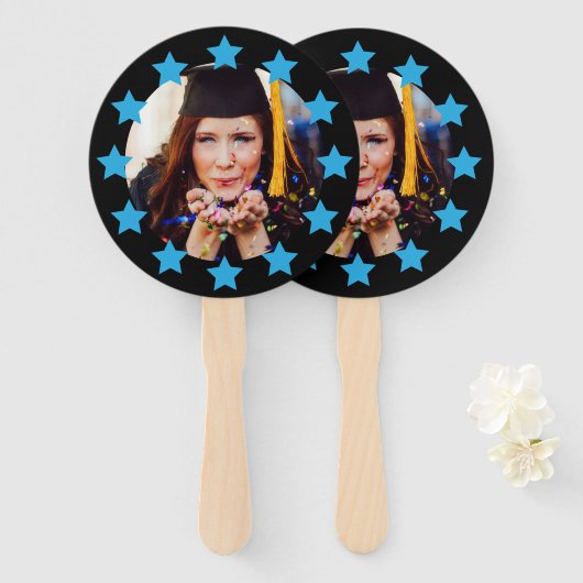 卒業生すごいの写真 ハンドファン (正面&裏面)