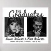 卒業生たち | ダブル卒業おめでとう ポスター (正面)