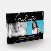 卒業生と今の高校卒業写真 フォトブロック (左)