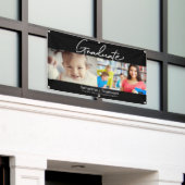 卒業生と卒業生のカスタム写真 横断幕 (ビルの外側)