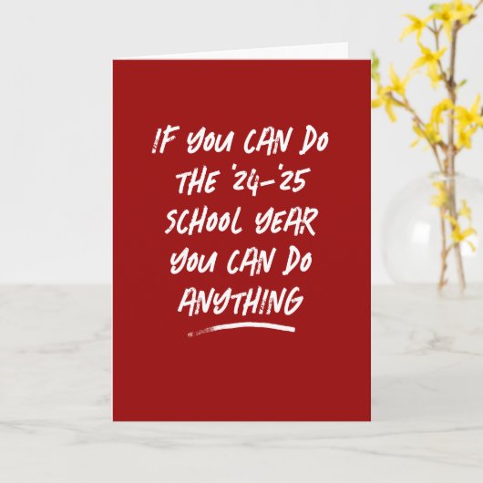 卒業生なら何でも出来る カード (黄色い花)