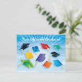 卒業生に脱帽! 案内ポストカード (スタンド正面)