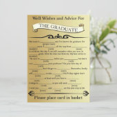 卒業生に金色の願いとアドバイス 招待状 (スタンド正面)