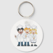 卒業生のグループ教育キーチェーン キーホルダー (正面)