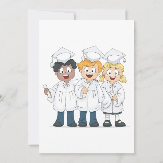 卒業生のグループ 招待状 (正面)