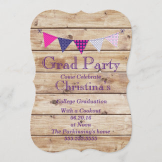 卒業生のパーティの招待状 招待状