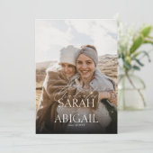 卒業生の写真の卒業発表 案内状 (スタンド正面)