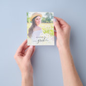 卒業生の写真を祝おう チラシ (手)