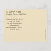 卒業生の写真ライン 案内ポストカード (裏面)