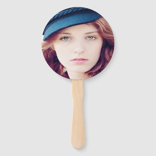 卒業生の写真黒金ゴールド紫 ハンドファン (裏面)