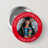 卒業生の名前と写真    缶バッジ (正面&裏面)