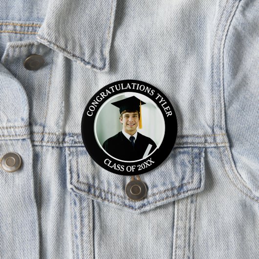 卒業生の名前と写真 缶バッジ (インサイチュ)