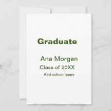 卒業生の名前 学校名 20XX年クラス シンプル