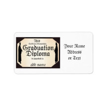 卒業生の常任卒業証書