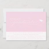 卒業生の帽子 |卒業招待状 招待状 (正面)