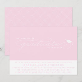 卒業生の帽子 |卒業招待状 招待状