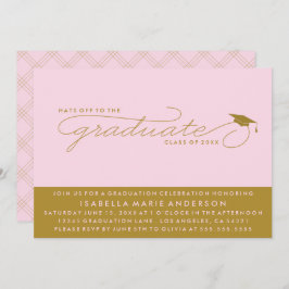 卒業生の帽子 |卒業招待状 招待状