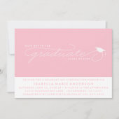 卒業生の帽子 |卒業招待状 招待状 (正面)