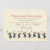 卒業生の幸福 招待状 (正面/裏面)