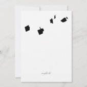 卒業生の招待状 招待状 (裏面)