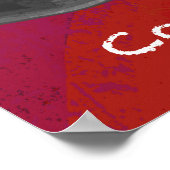 卒業生の白黒 ポスター (角)