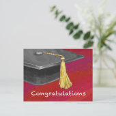 卒業生の白黒 ポストカード (スタンド正面)