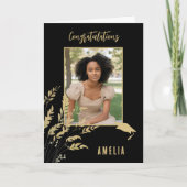 卒業生の皆さん、卒業写真 カード (正面)