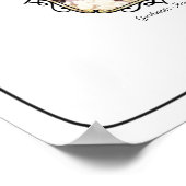 卒業生の直筆サイン記念プリント ポスター (角)