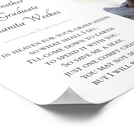 卒業生の祖母救が記念式典 ポスター (角)