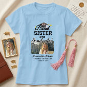 卒業生の自慢の姉妹 カスタム写真 年 名前 Tシャツ