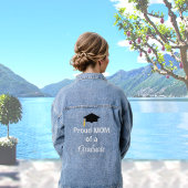 卒業生の誇りある母 デニムジャケット