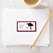 卒業生の赤い色 ラベル (インサイチュ)