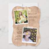 卒業生の銅賞お祝いパーティーをしよう！ 招待状 (裏面)