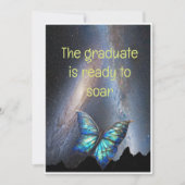 卒業生は飛躍の準備ができている 案内状 (正面)