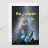 卒業生は飛躍の準備ができている 案内状 (正面/裏面)