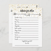 卒業生への賢い言葉のメモカード ポストカード (正面/裏面)