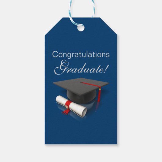 卒業生への贈与ラベル ギフトタグ (裏面)