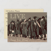 卒業生を卒業させる ポストカード (正面/裏面)