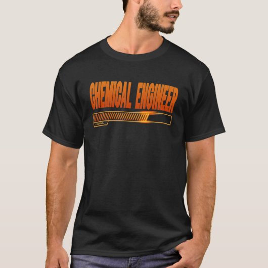 卒業生を積み込む化学技術者の将来 Tシャツ (正面)