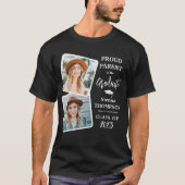 卒業生を誇りに思う親2写真入り Tシャツ (正面)