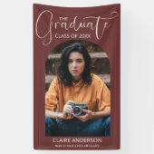 卒業生アーチ写真 卒業式 横断幕 (縦)