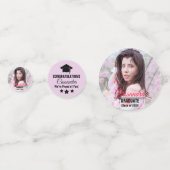 卒業生エレガントのカスタム写真 コンフェッティ (正面)