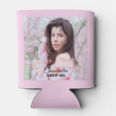 卒業生エレガントのカスタム写真 缶クーラー (裏面)