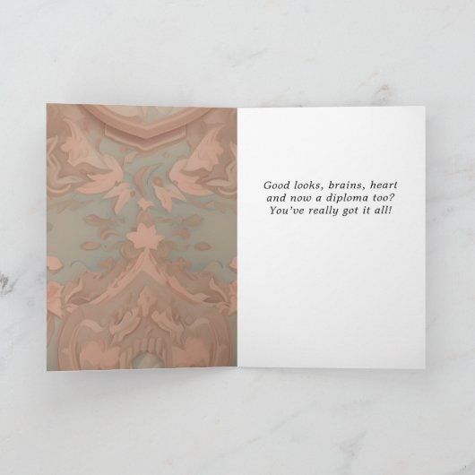 卒業生エレガントの皆様へ2写真 カード (内部)