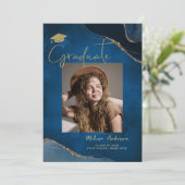 卒業生エレガントの青い海軍 案内状 (スタンド正面)