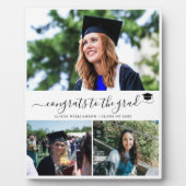 卒業生エレガント成3名フォトコラージュ フォトプラーク (正面)