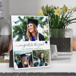 卒業生エレガント成3名フォトコラージュ フォトプラーク